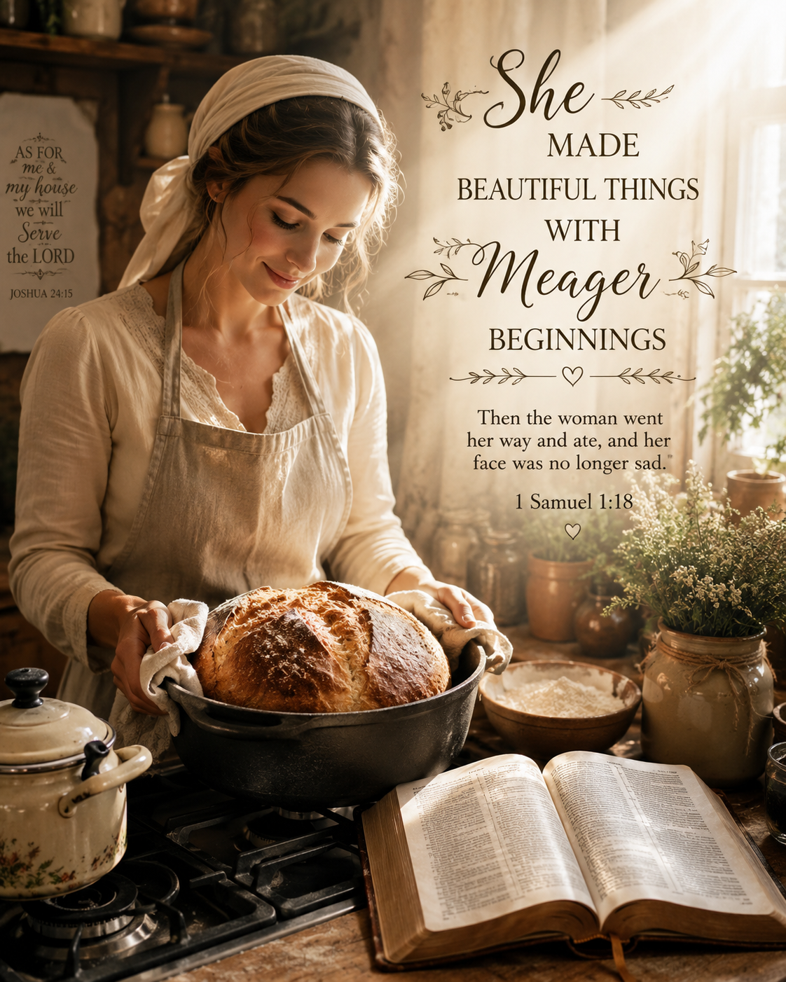 Listen, for this is a parable of a woman and her bread